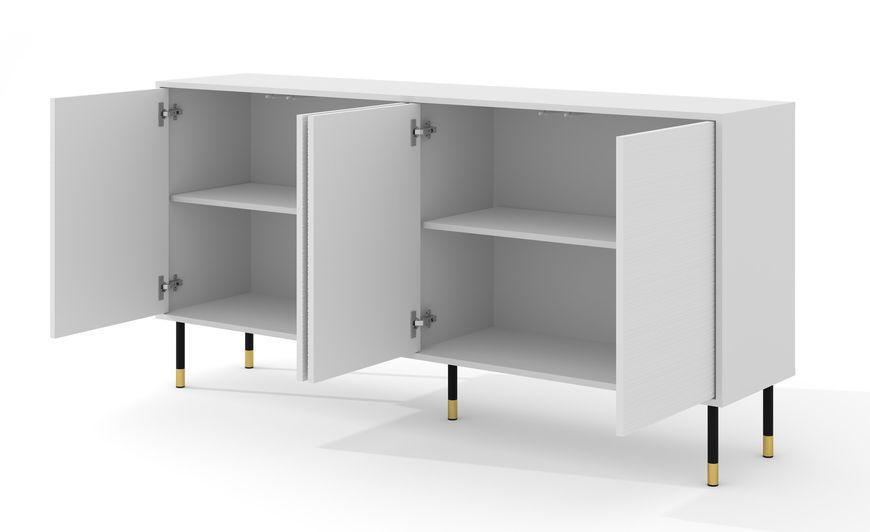 Комод четырехдверный на ножках Sherwood 4D 180 белый Bim Furniture BIM0099 фото - bimfurniture.com.ua